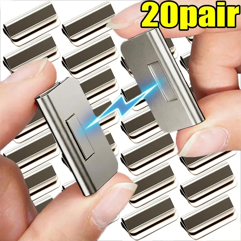 Magnetic Curtain Clips Nail Freed Seamless Blackout Blinds Holder Strong Magnet Fastener Bedroom Living Room Window Accessory