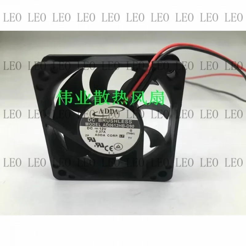 

FF for ADDA AD0612HB-D90 12V 0.27A 6CM 6015 2-Wire Cooling Fan