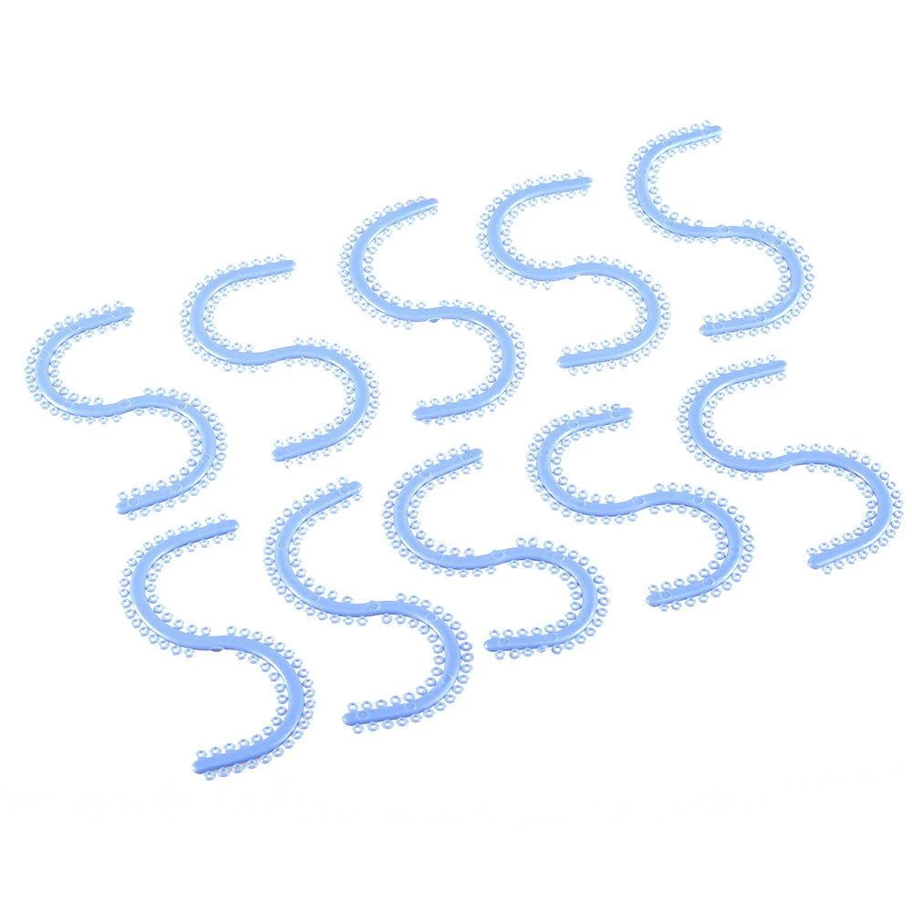 

Профессиональные зубные лигатурные стяжки для выравнивания-прозрачные синие, 10 шт.