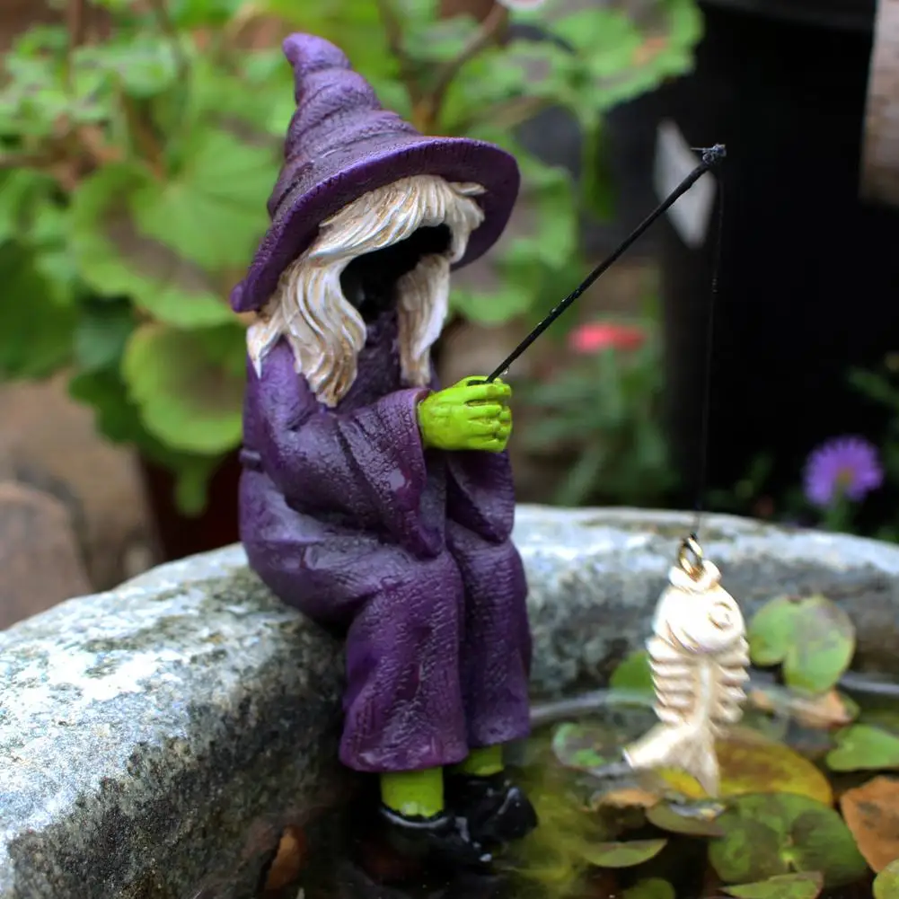 تمثال صيد اليقطين بأشرطة الهالوين - 3.11 بوصة من الراتنج المضحك على شكل يقطين رعب الحرف اليدوية ديكورات العطلات الإبداعية، G Z5E6 #6