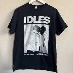 Idles Joy As An Act Of Resistance Black T Shirt Band long or short sleeves