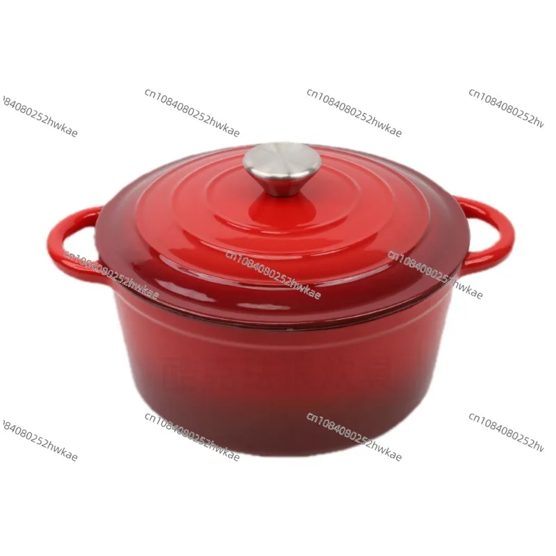 

Cast iron enamel pot Enamel combination set Hotel gift frying pan pan saucepan Seafood pot Milk pot set