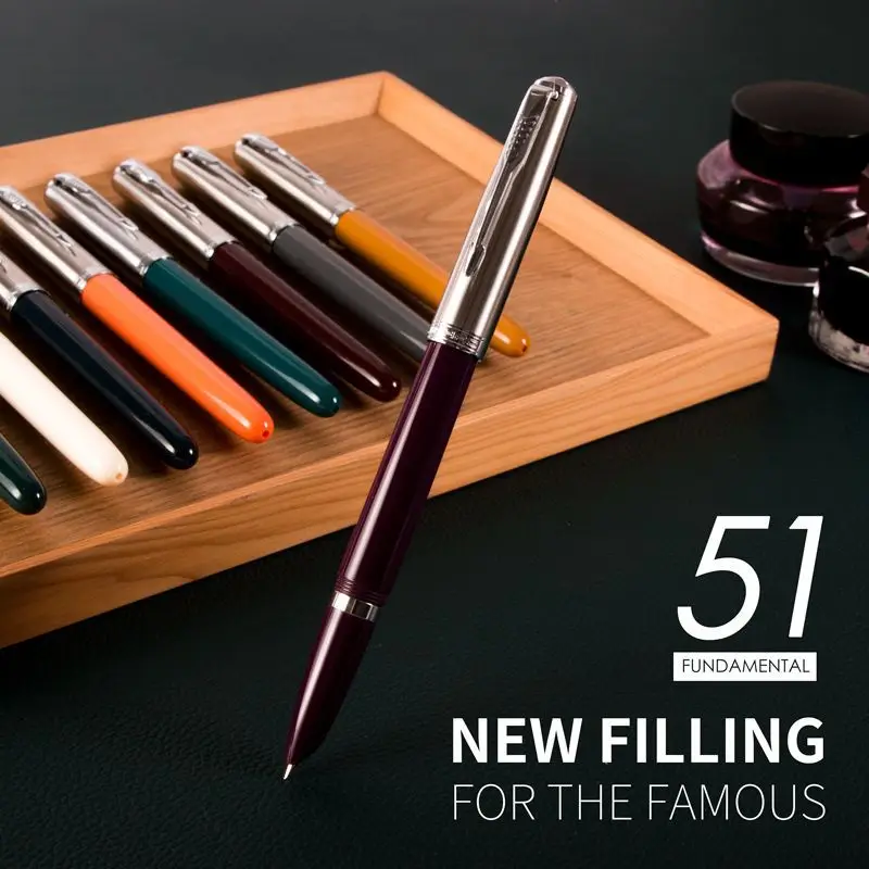 JinHao Fountain Pen 86 Rotating Pen Cap Ancient Style Pens High Appearance Back To School Gift Business Practice Calligraphy Pen