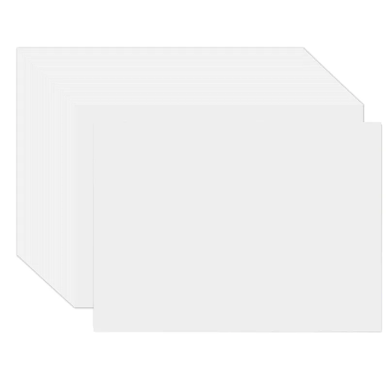 ورق فني منكمش، 50 قطعة من أوراق البلاستيك المنكمشة لسلاسل المفاتيح والأطفال Art Craft Markingab13 #4