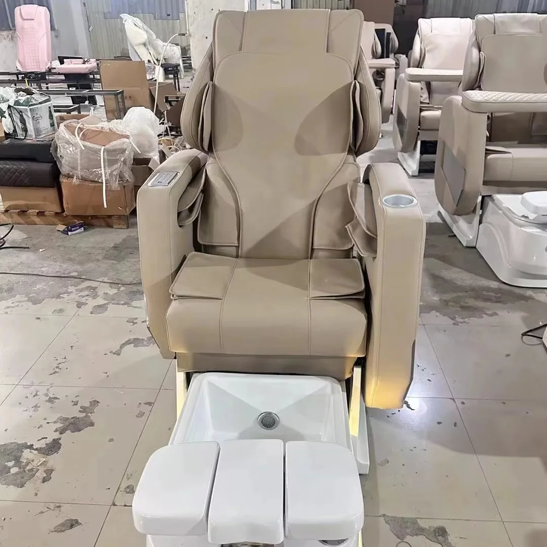 

Bomacy European Modern Luxury Beauty Nail Salon Foot Spa Manicure Full Body European Touch Massage Pedicure Chair