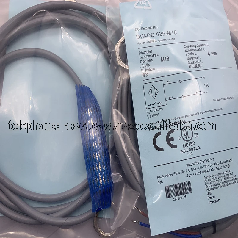 New Proximity Switch Sensor in Stock DW-DD-625-M12-120-BW One-year Warranty High Quality Seller