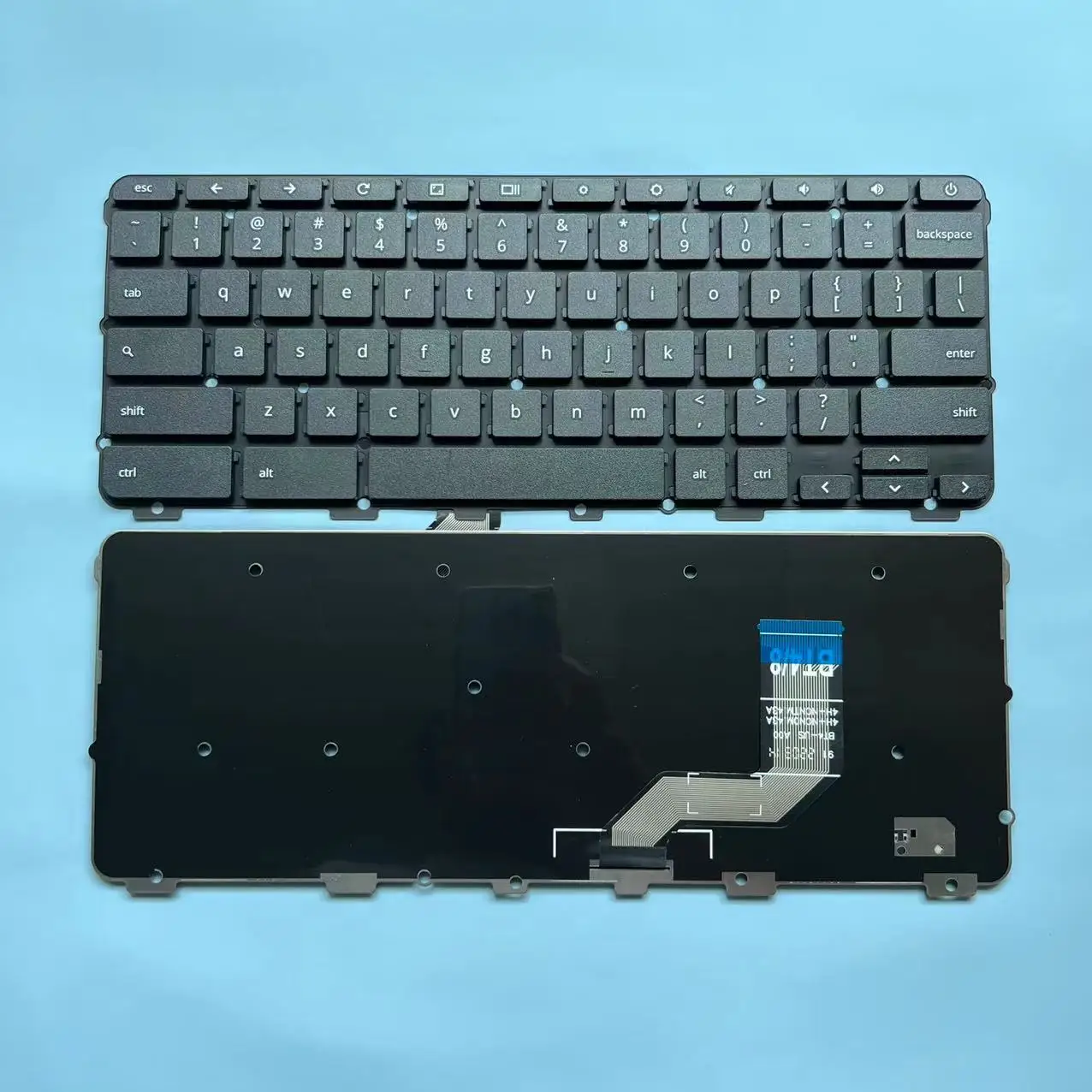 XIN For LENOVO YOGA N24 Chromebook 100E 300E 500e N3350 US Keyboard With Power Key