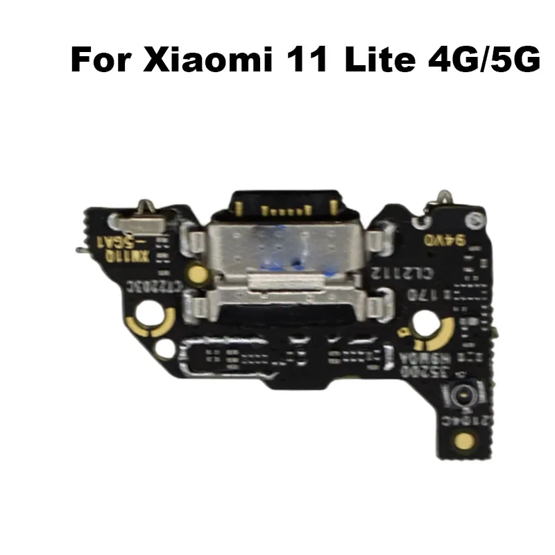 For Xiaomi Mi 11 Lite USB Charging Port Mic Microphone Dock Connector Board Flex Cable M2101k9ag 4G 5G Repair Parts