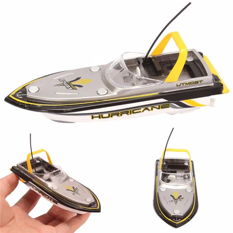 Mini Simulation Remote Control Boat Submarine Model Wireless Charging Speedboat Children's Toys