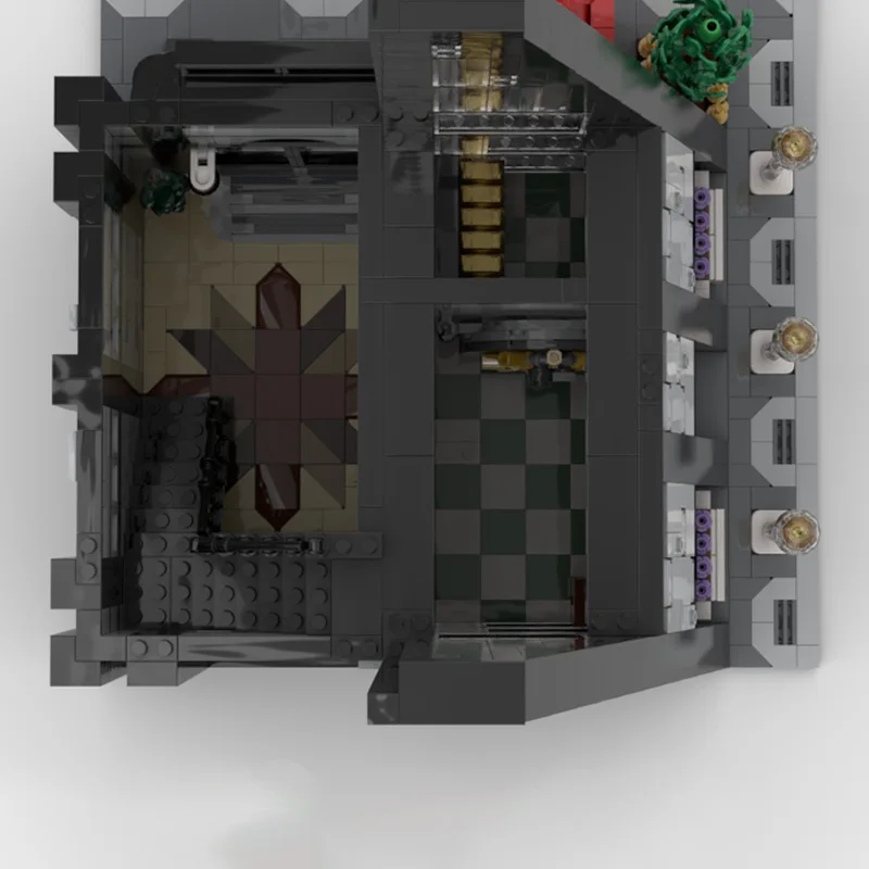 3948 قطعة بنك أوربان إنترناشونال MOC، مكعبات بناء معيارية قابلة للتخصيص، تصميم إبداعي تعليمي، لعبة DIY للأولاد، هدايا العطلات