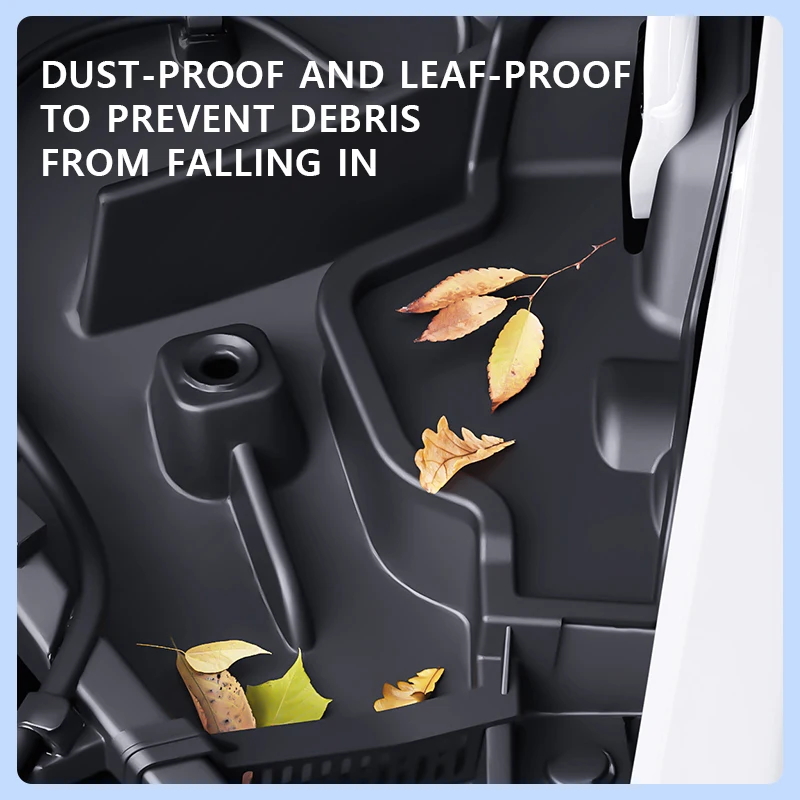 VASTZ for Tesla Model Y Front Cabin Debris Filter Cover Dust Cover Protect Car Keep Front Trunk Tidy 2021 to 2024 Accessories