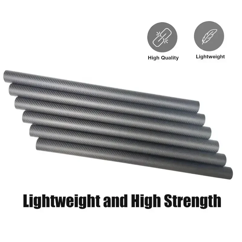 1 Stück 200/500 mm Länge Carbonrohr Außendurchmesser 5–28 mm, 3K Twill Matte Oberfläche UAV Drohnenarm für landwirtschaftliche Sprühflugzeugteile – Detail 4