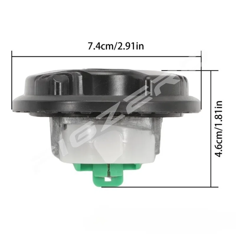 Fuel Tank Cap with Key Automotive Accessories 247601 1740017AG for Fiat 500 2007-2016