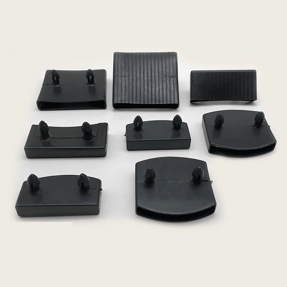 4-100Pcs PE Plastic Bed Straight Insertion Frame Black Buckle Bed Plastic Accessories Single& Double Frame Set 10x54mm 10x63mm