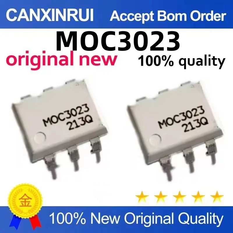 

（100 pieces）MOC3023 Optocoupler Bidirectional Thyristor Driver Plug into DIP-6