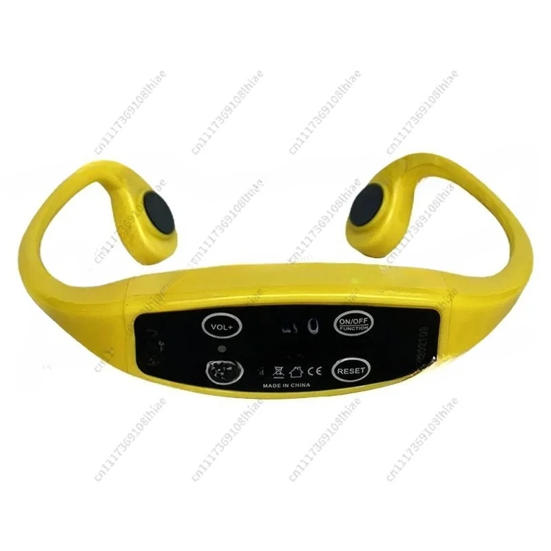 H907BJ Waterproof Radio Walkie-Talki Bone Conduction Headset Headphone Swimming Training