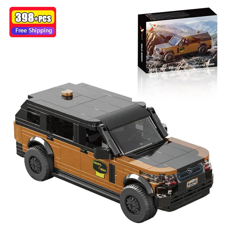 

398PCS MOC City Off-Road SUV Vehicle Building Blocks DIY Model Car Kit Educational STEM Construction Toy Gift for Boys Kids