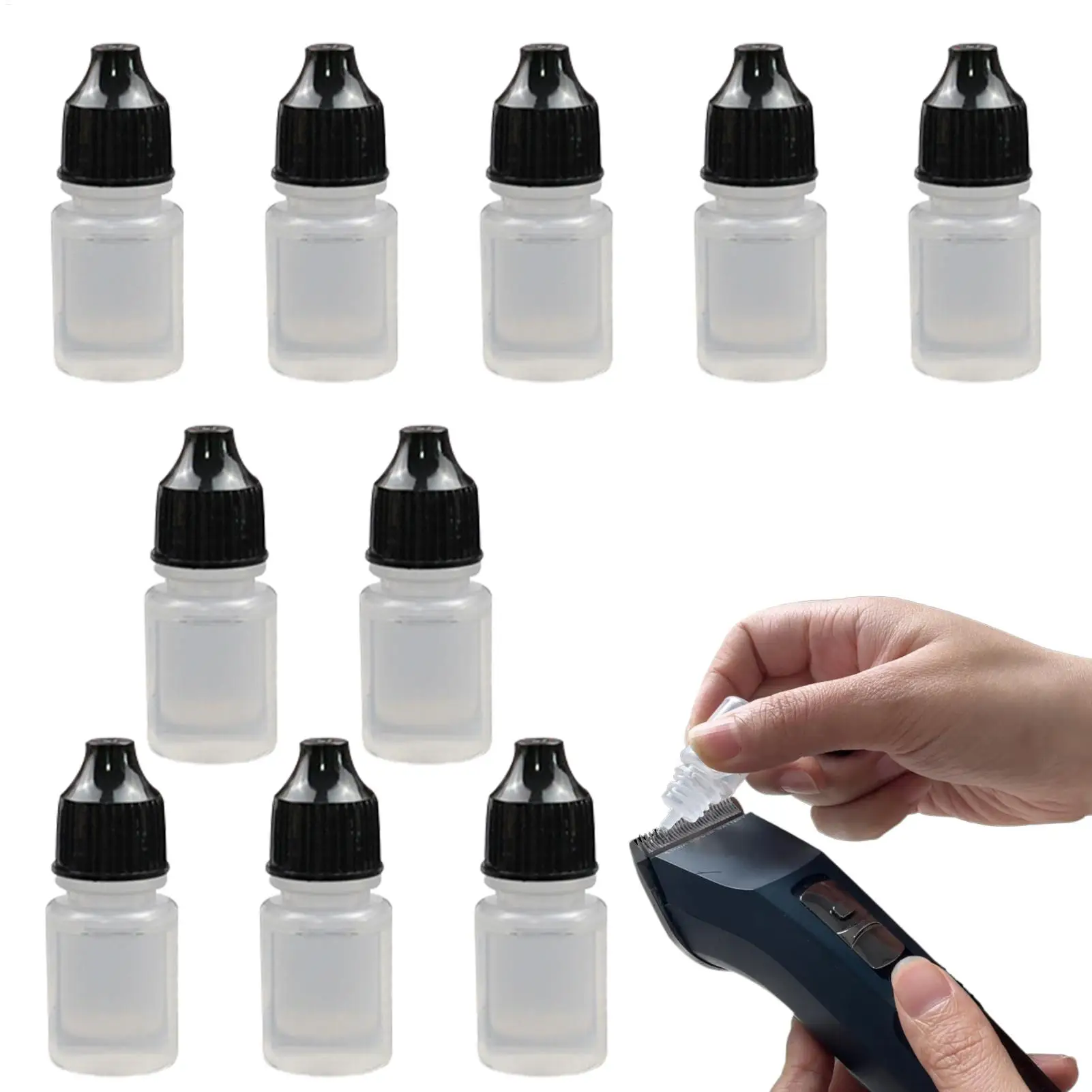 10 Flaschen 3 ml Elektrorasierer Wartungsöl Schmiermittel Nähen Verhindern Sie Öl Salonhaare Neues Haaröl Trimmer Rosten