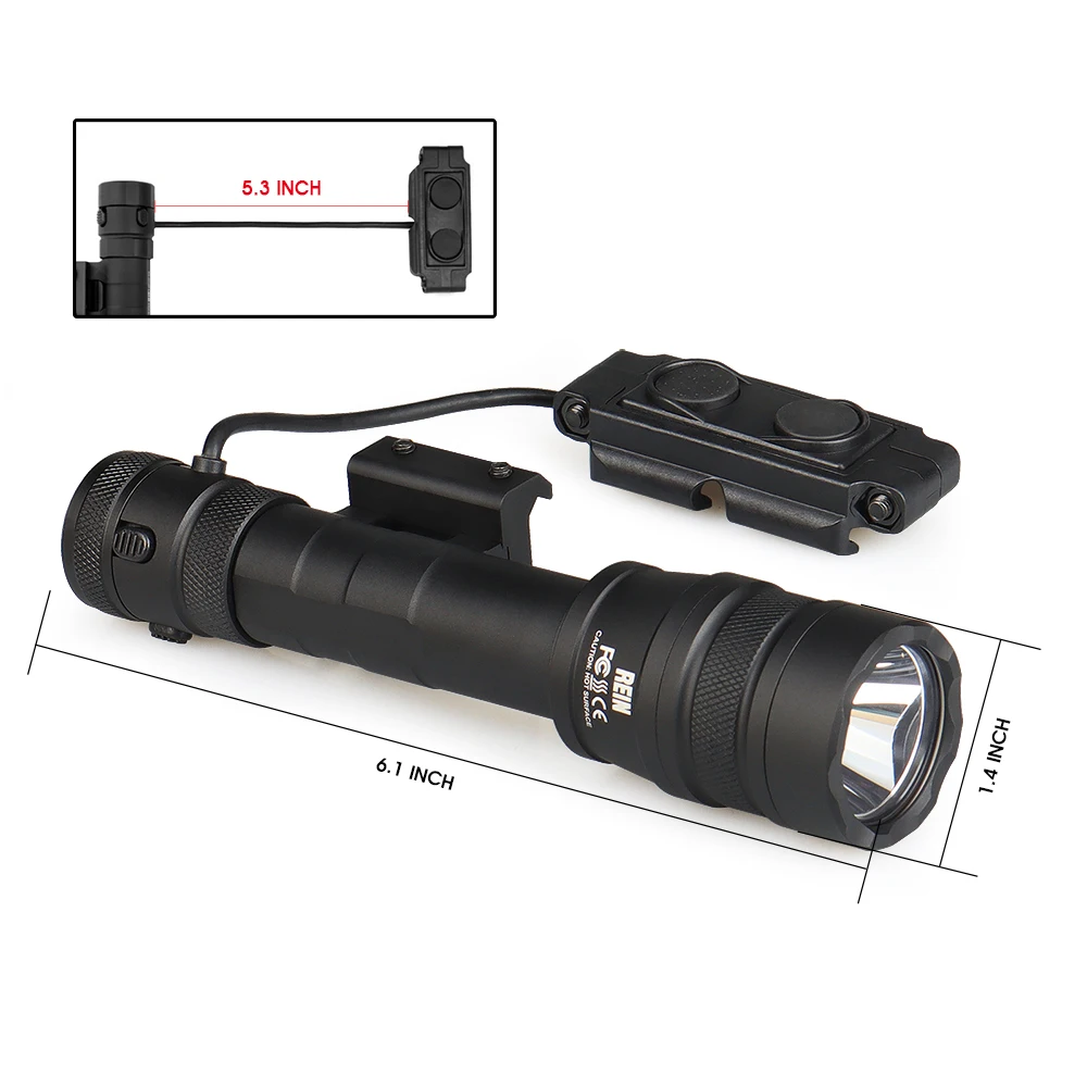 Tactical Flashlight LED Micro Weapon Light 1000/1400 lumensTwo Sizes Hunting  Accessory OS15-0155