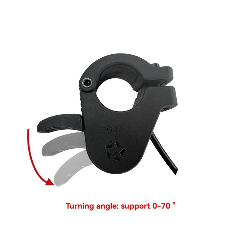 300X E-Bike Thumb Throttle For Electric Scooter Accelerator Right/Left Hand Throttle 24V 36V 48V 72V Waterproof 3PIN