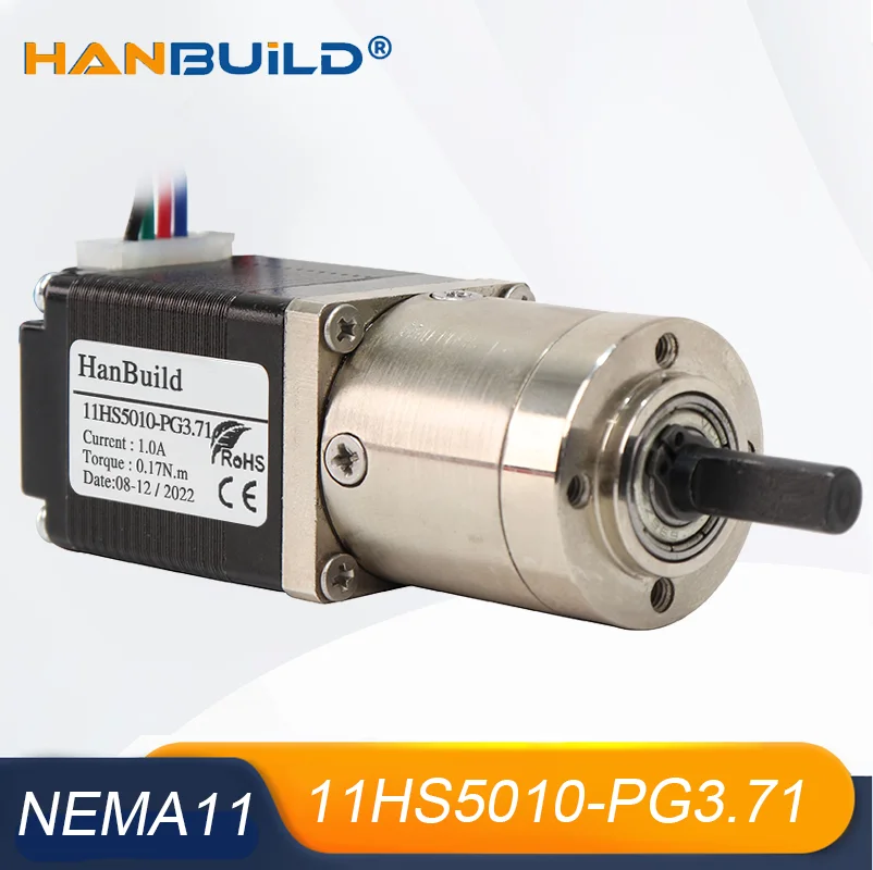 3D printer 11HS5010-PG  Nema 11 Step Moto 4-lead  42 motor Extruder Gear Stepper Motor Ratio 5.18:1 Planetary Gearbox