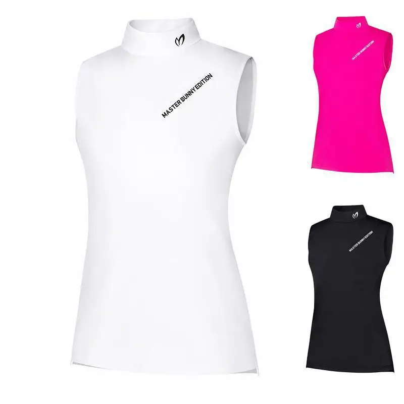 

Women's Athletic Sleeveless Top - Quick-Dry Breathable Stretch Crewneck for Golf & Summer Sports
