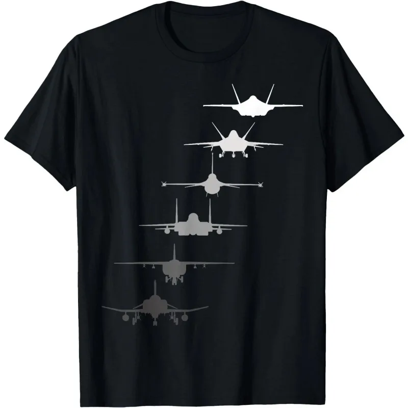 Air Force Fighter F-4 F-111 F-15 F-16 F-22 F-35 Veterans Day T-Shirt