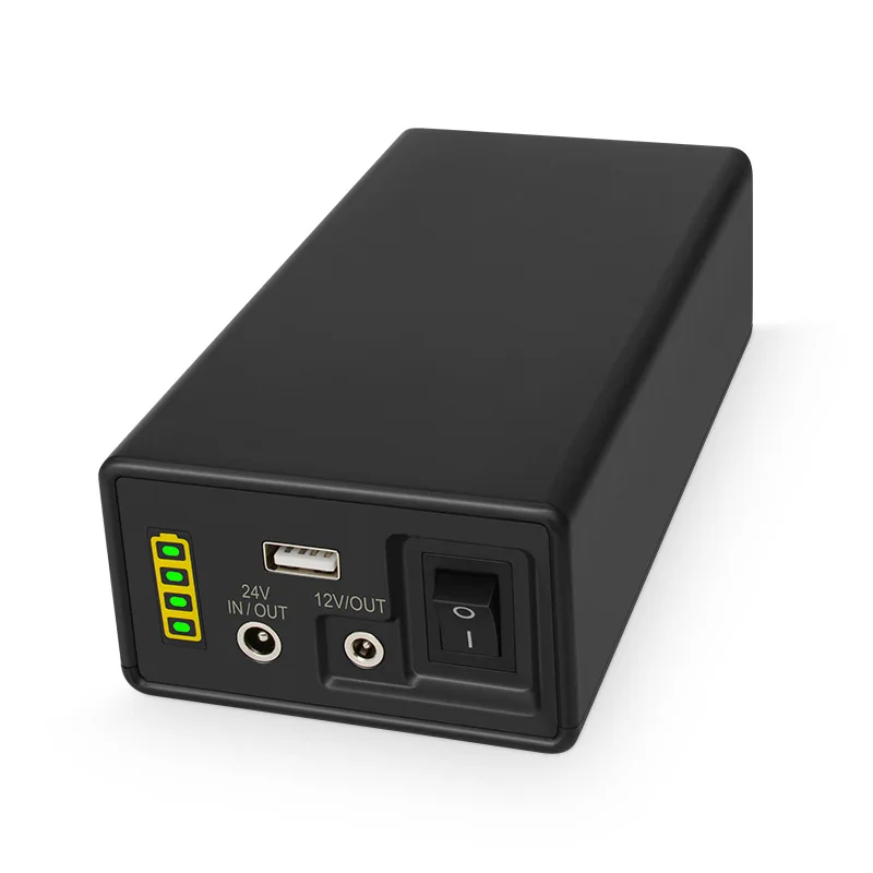 Power Bank Mini UPS for WiFi, Router, Modem, 36W DC 5V 12V 24V Outptu