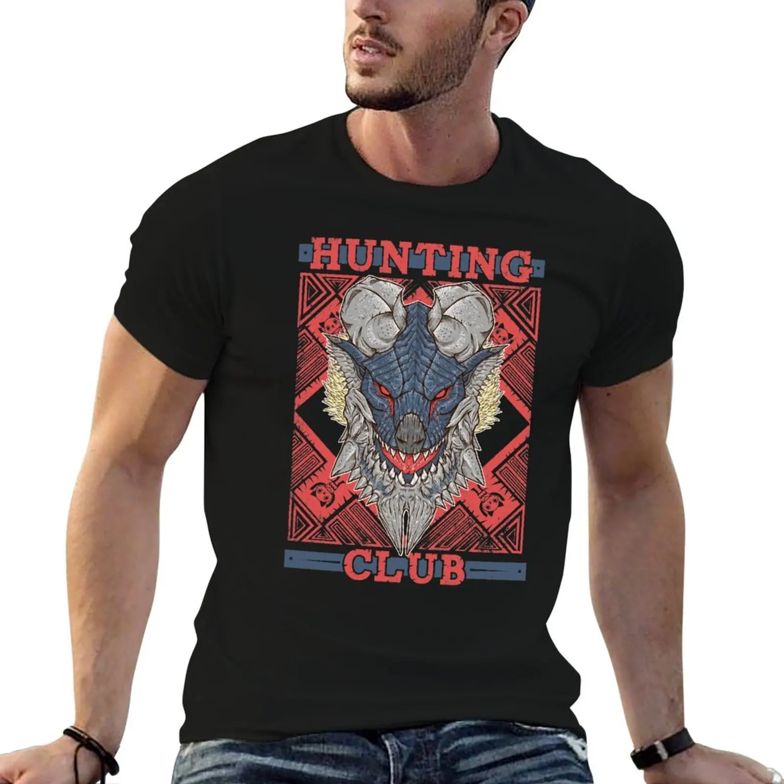 

Hunting Club: Stygian Zinogre T-Shirt anime tshirt anime t shirts for man T-Shirt