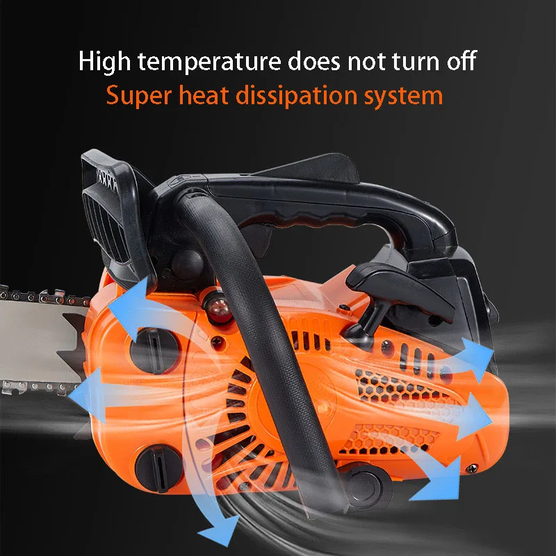 2500 Chain Saw Household Small Wood-Slicing Tool Outdoor Household Gasoline High-Power Cutting Machine Logging Saw