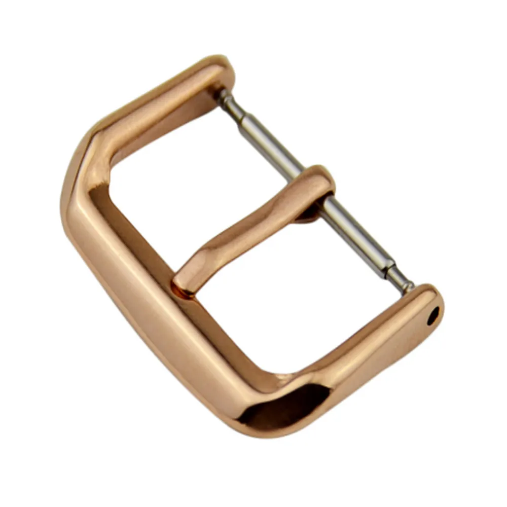 Watch Band Stainless Steel Watch Buckle 10/12/14/16/18/20/22MM Silver Black Rose Gold Watch Strap Universal Metal Watch Clasp