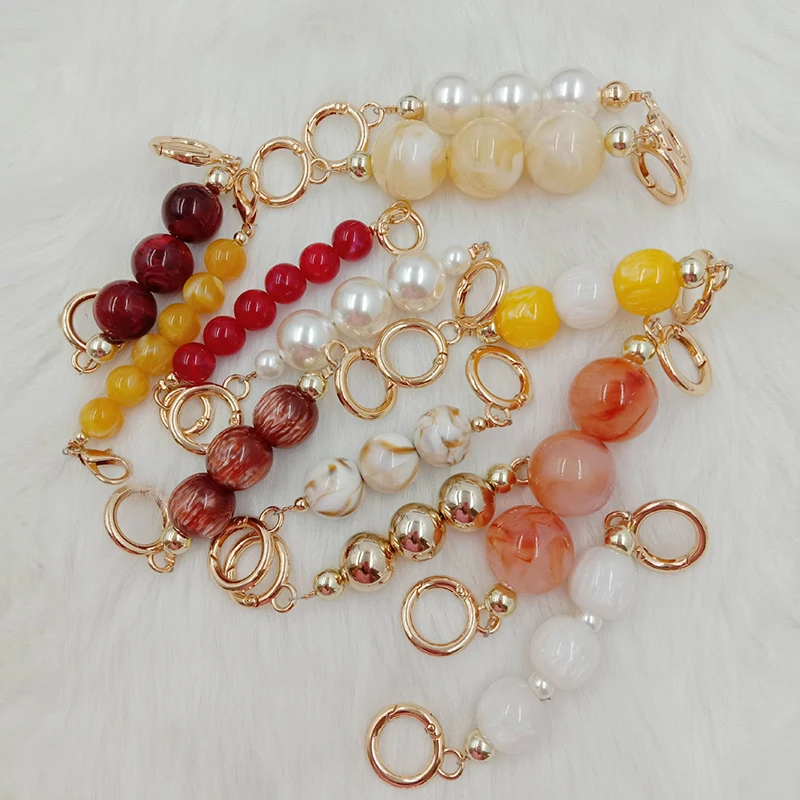 1PC Bead Extension Chain Bag Strap Extension Chain Crossbody Bag Handbag Xtended Decorative Chain Replacement Bag Accessories
