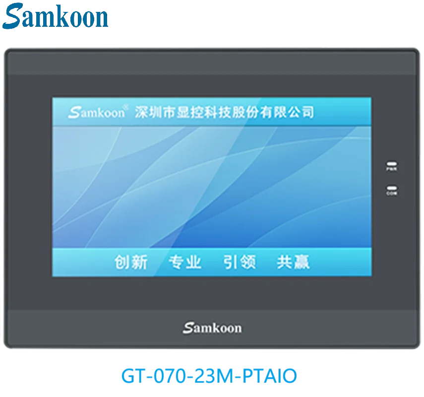 وحدة تحكم PLC الكل في واحد من Samkoon DC24V 10 مدخلات و13 مخرجات و4 نبض عالي السرعة 4 وحدة تحكم إيثرنت عن بعد مدعومة