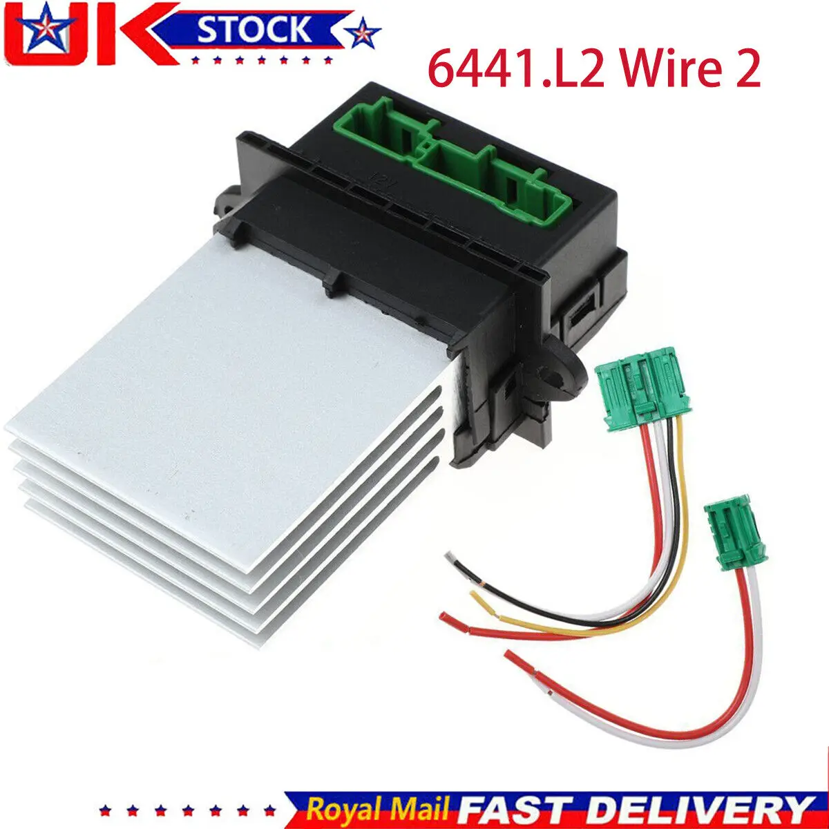 

Air Conditioning Blower Resistor/Connector/Wire for Citroen Renault Megane Scenic Clio Peugeot 207 607 6441 L2 6441L2 7701048390