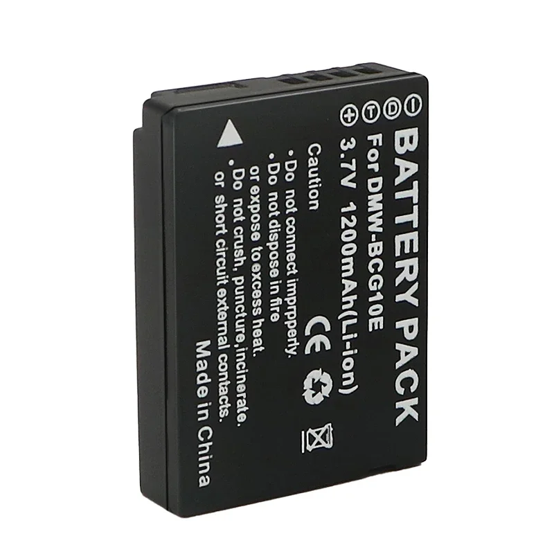 1200mAh DMW-BCG10 BCG10 BCG10E Battery for Panasonic Lumix DMC-3D1 DMC-TZ7 DMC-TZ8 DMC-TZ10 DMC-TZ18