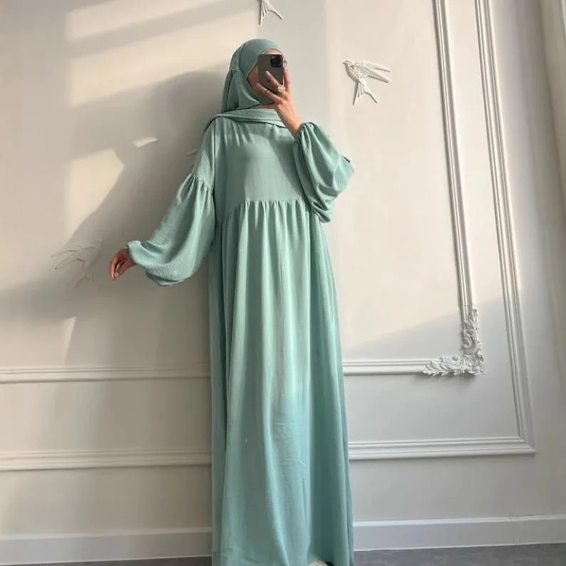 

Eid Djellaba 2 Pieces Abaya Muslim Women Khiamr Hijab Dress Set Turkey Prayer Garment Burqa Islam Arab Kaftan Ramadan Clothing
