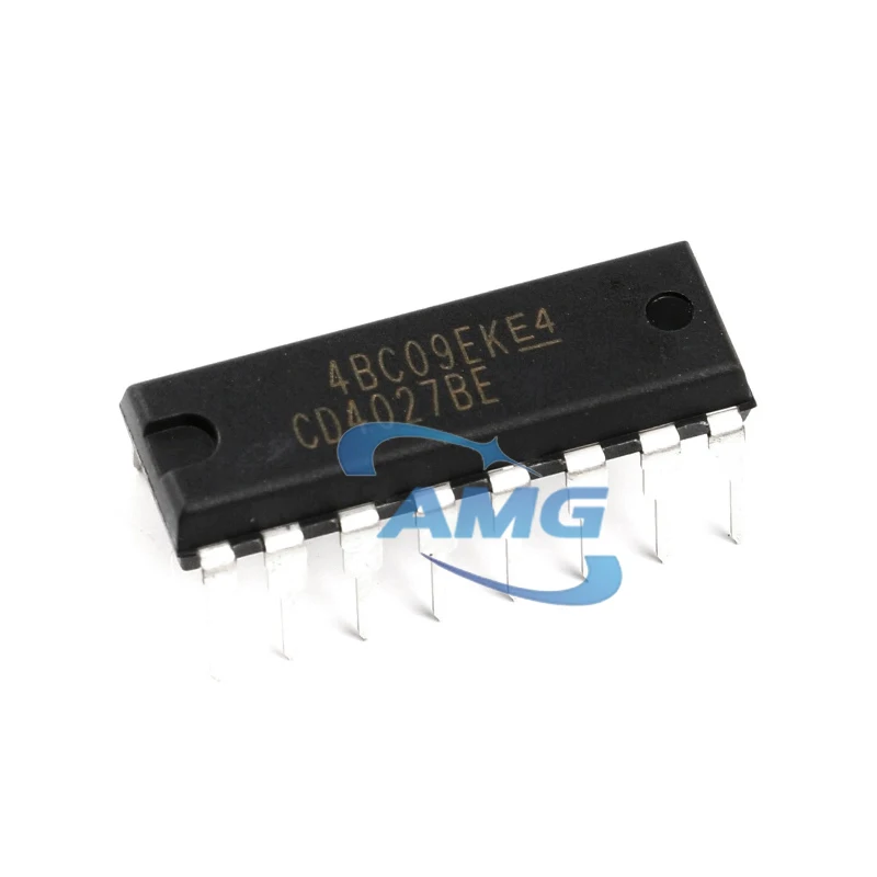 10PCS CD4027BE DIP-16 Through-hole dual J-K master-slave flip-flop DIP-16 logic chip