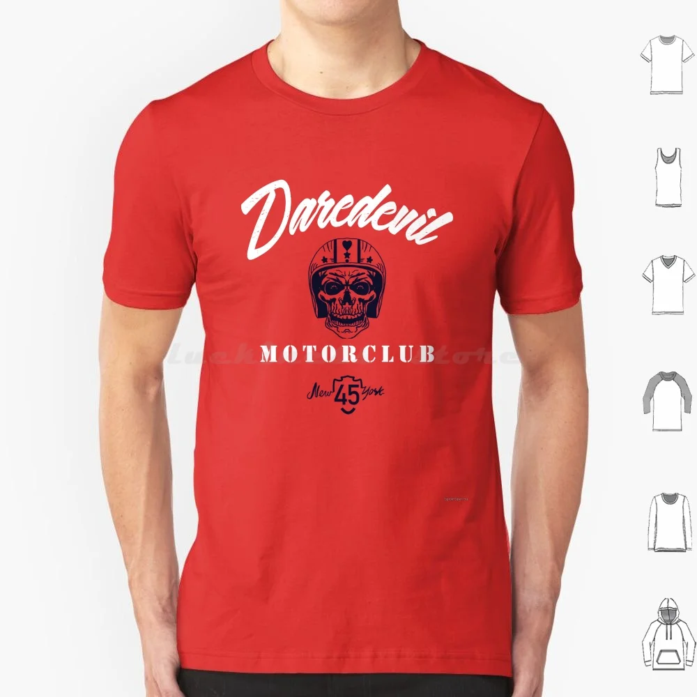 Motorclub 45 ( Motorcycle ) T Shirt Big Size 100% Cotton Sports Bikes Motorcycles Skulls Aggressive Danger Cool Biker