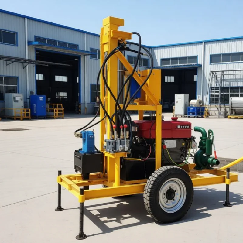 

Customized 35HP Flexible Crawler Water Well Drilling Rig for 180m Deep Water Well Work