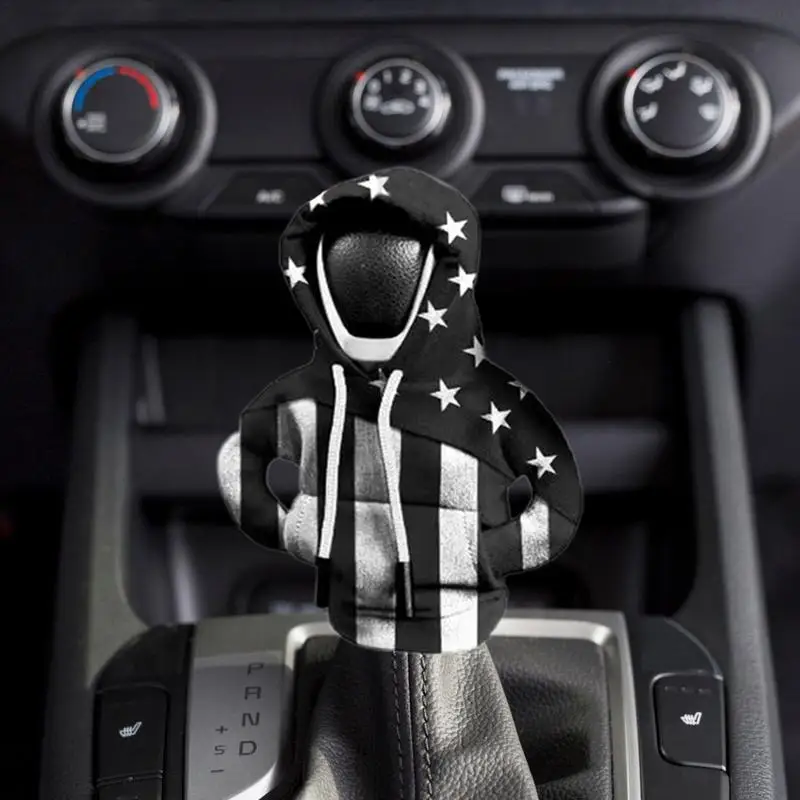 Shifter Knob Cover Hooded Gear Stick Cover Hooded Gear Stick Cover Car Interior Accessories Adjustable Dustproof For Cars