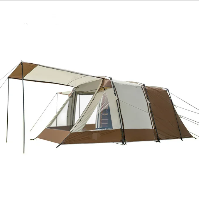 

European 4-6 Persons Large Luxury Wind Resistant Family Carpas de Camping Tent