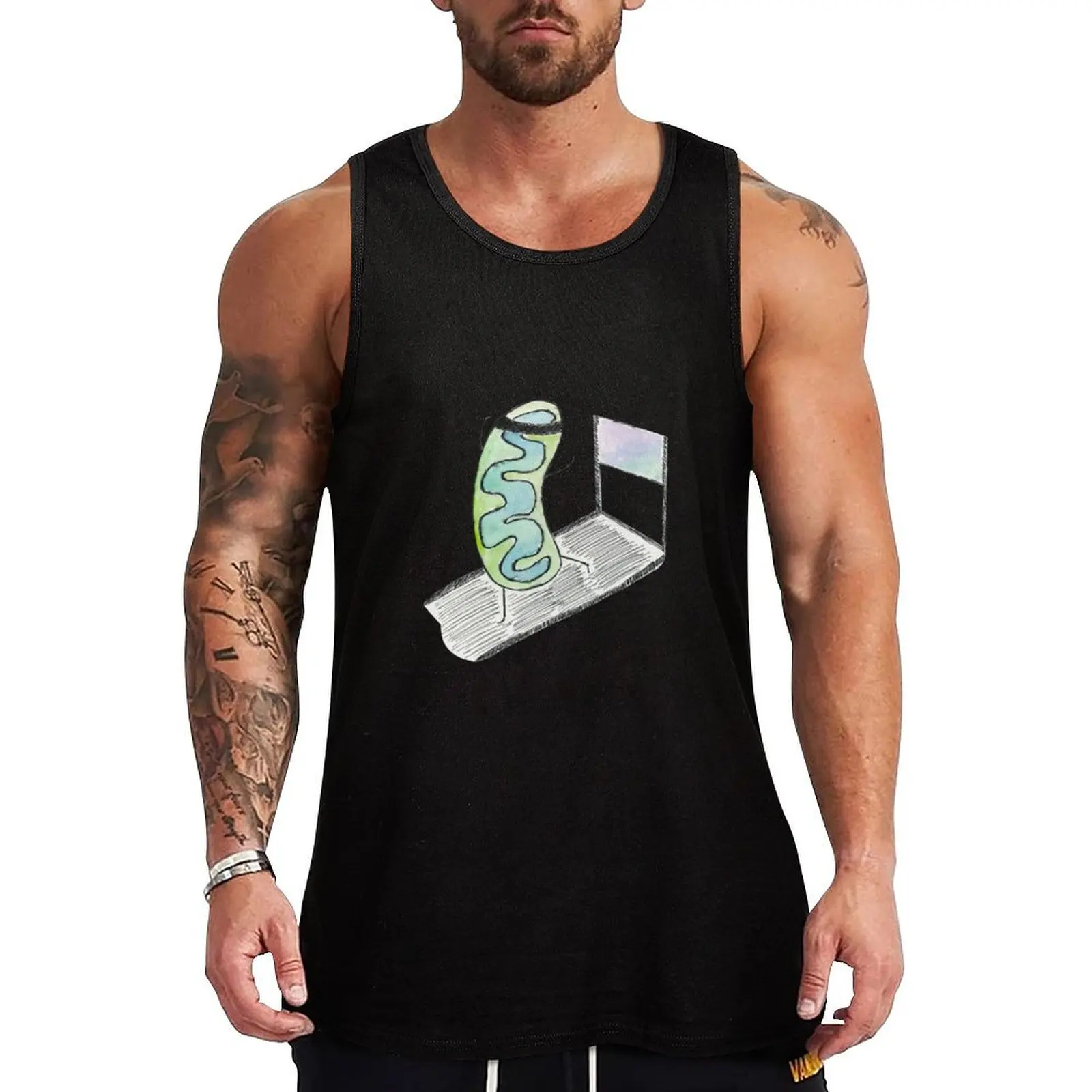 

Mitochondria at the Gym Tank Top cotton t-shirts man men clothes anime top
