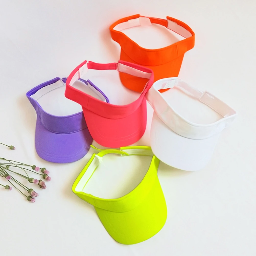 

1pc Uv Protection Lightweight Visor Cap For Outdoor Sports Sunshade Baseball Summer Hat Unisex Cap For Running Beach Golf