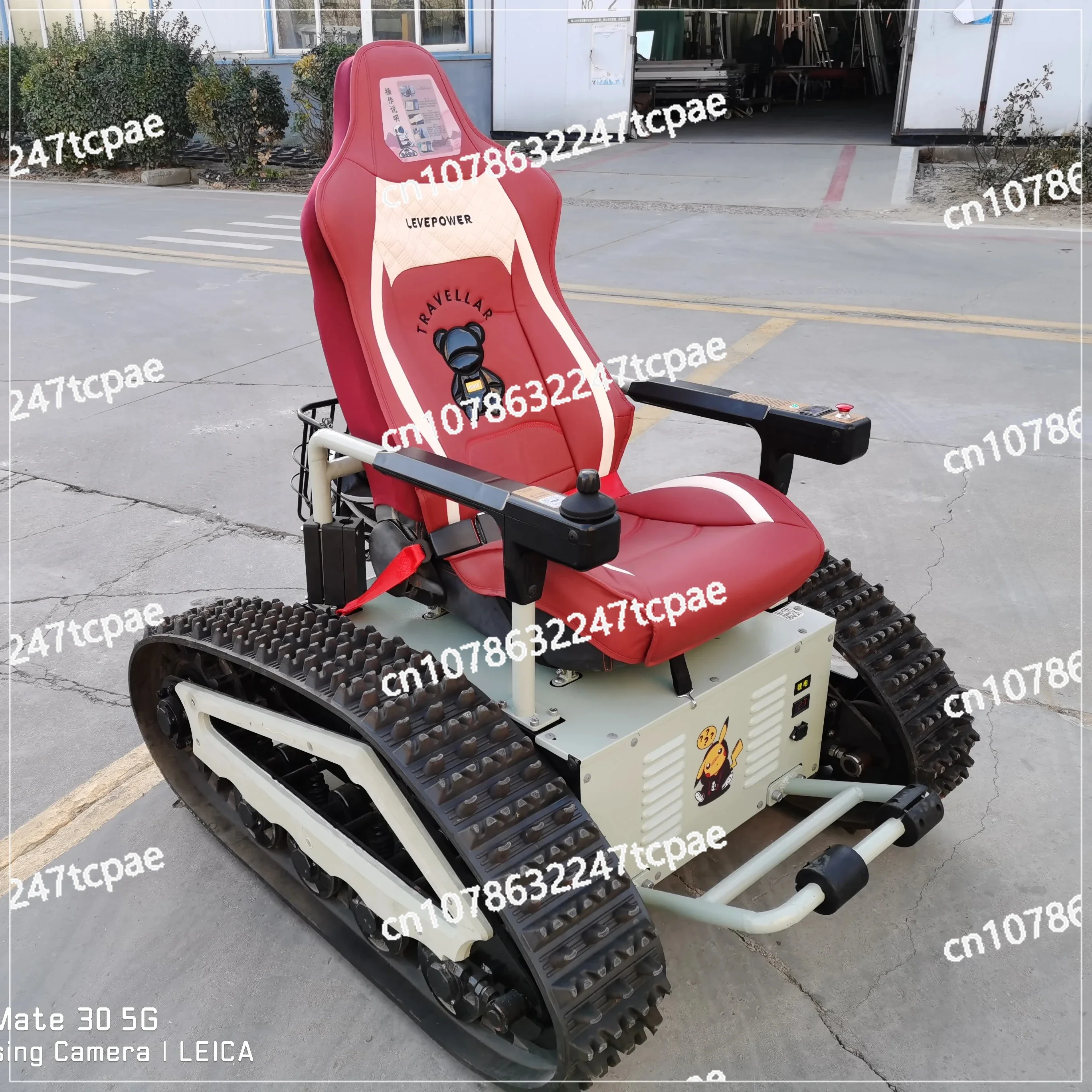 Rack Car Rubber Track Triangle Wheelchair Off-road All-terrain Vehicle Sightseeing Electric Vehicle