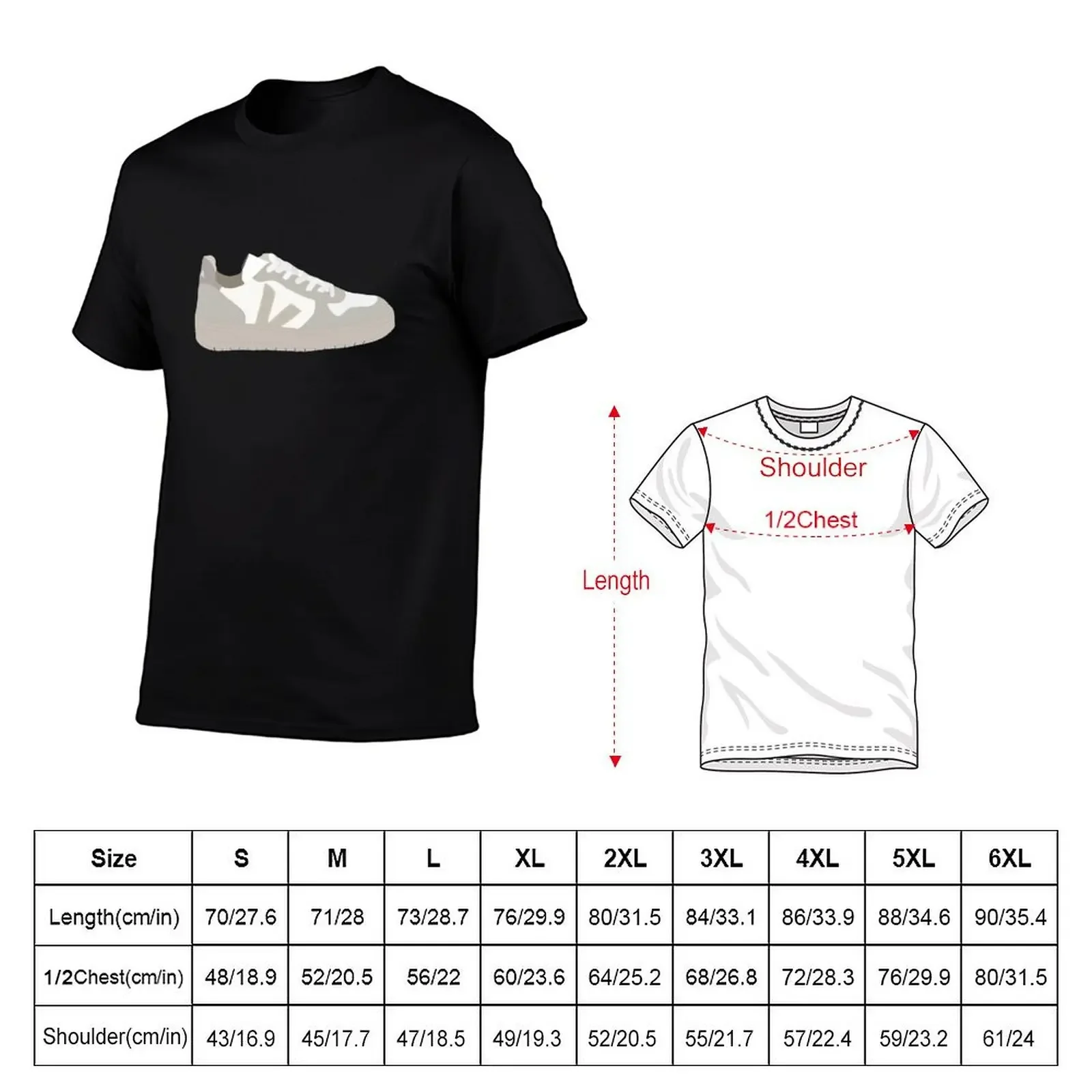 neutral beige sneaker T-Shirt customizeds cute tops t shirt men