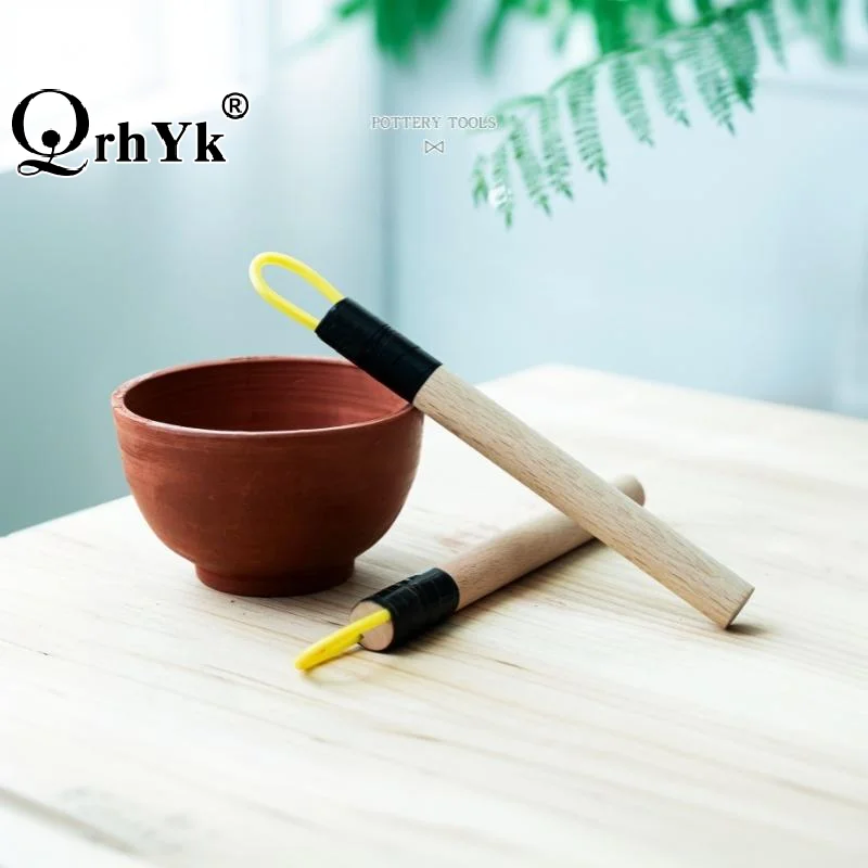 Pottery Polishing Rod Purple Sand Pottery Clay Trimming Polishing Pens DIY Ceramic Crafts Sculpture Forming Auxiliary Tool
