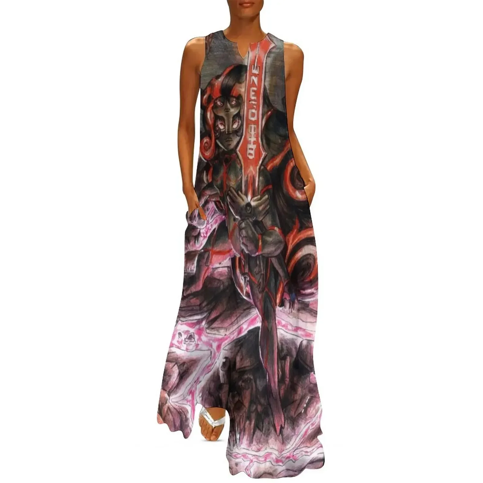 

Obsidian Long Dress elegant guest wedding dress Dress vintage long dresses for women Party dresses