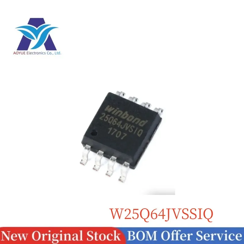 W25Q64JVSSJQ W25Q64JVSSIQ W25Q64JV P/N: 25Q64JVSJQ 25Q64JVSIQ TR NOR Flash Serial Memory Chip Series One Stop BOM Service Offer