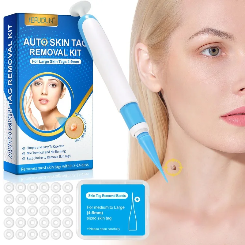 

New 2 in 1 Auto Micro Skin Tag Remover Device Standard And Micro Skin Tag Removal Kit Adult Mole Wart Remover Face Care