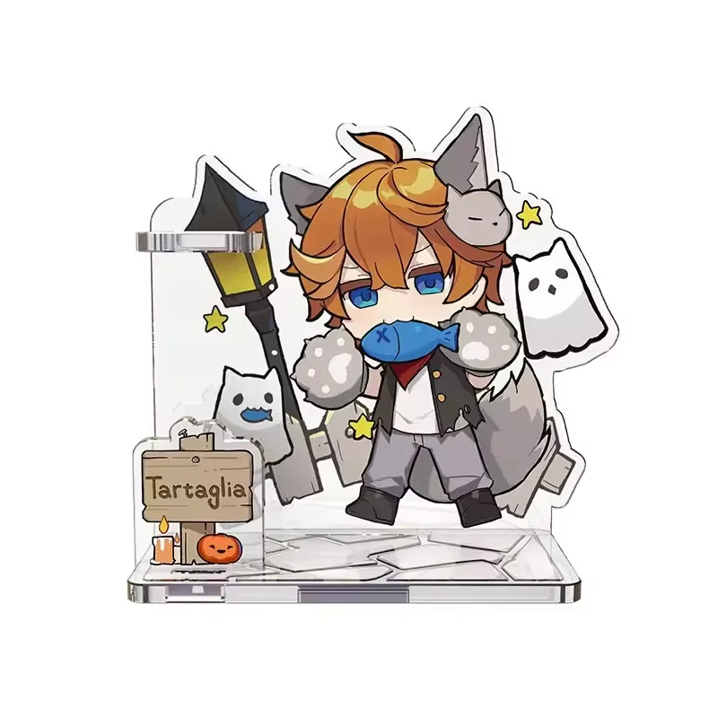 สินค้าลิขสิทธิ์แท้จาก miHoYo ของแท้จากเกม Genshin Impact ของ Sunsyea  ชุดฮาโลวีน  ป้ายอะคริลิคแบบติดปากกา  ซีรีส์ GQBZ